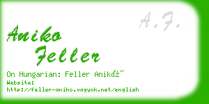 aniko feller business card